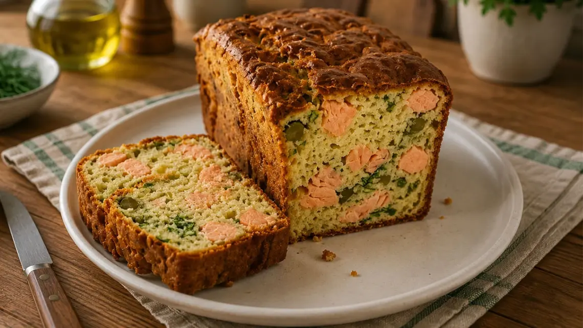 Cake au Saumon Frais et à la Courgette : Recette Moelleuse et Savoureuse