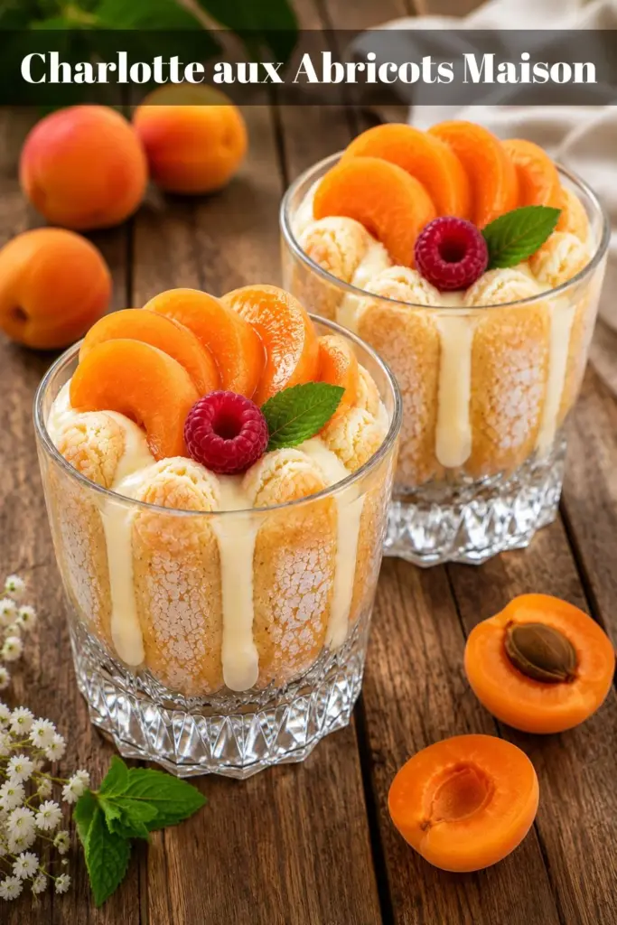 Charlotte aux Abricots Maison : Dessert Fruité, Léger et Élégant en Verrines