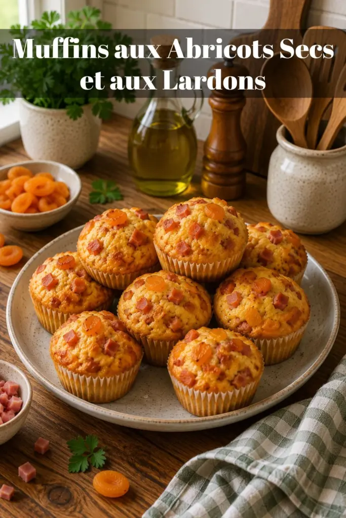 Muffins aux Abricots Secs et aux Lardons : La Recette Sucrée-Salée Facile et Moelleuse