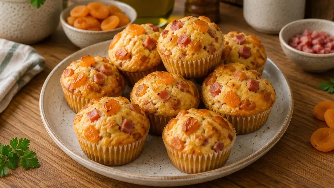 Muffins aux Abricots Secs et aux Lardons : La Recette Sucrée-Salée Facile et Moelleuse