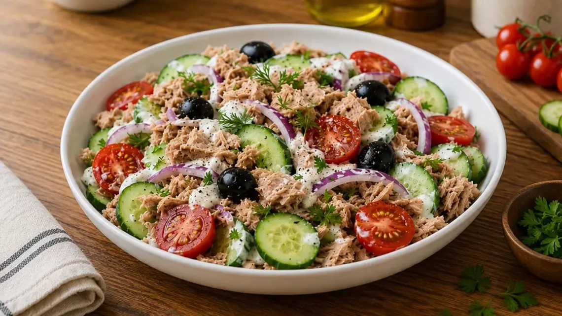 Salade au thon qui fait fondre les kilos : rapide et rassasiante