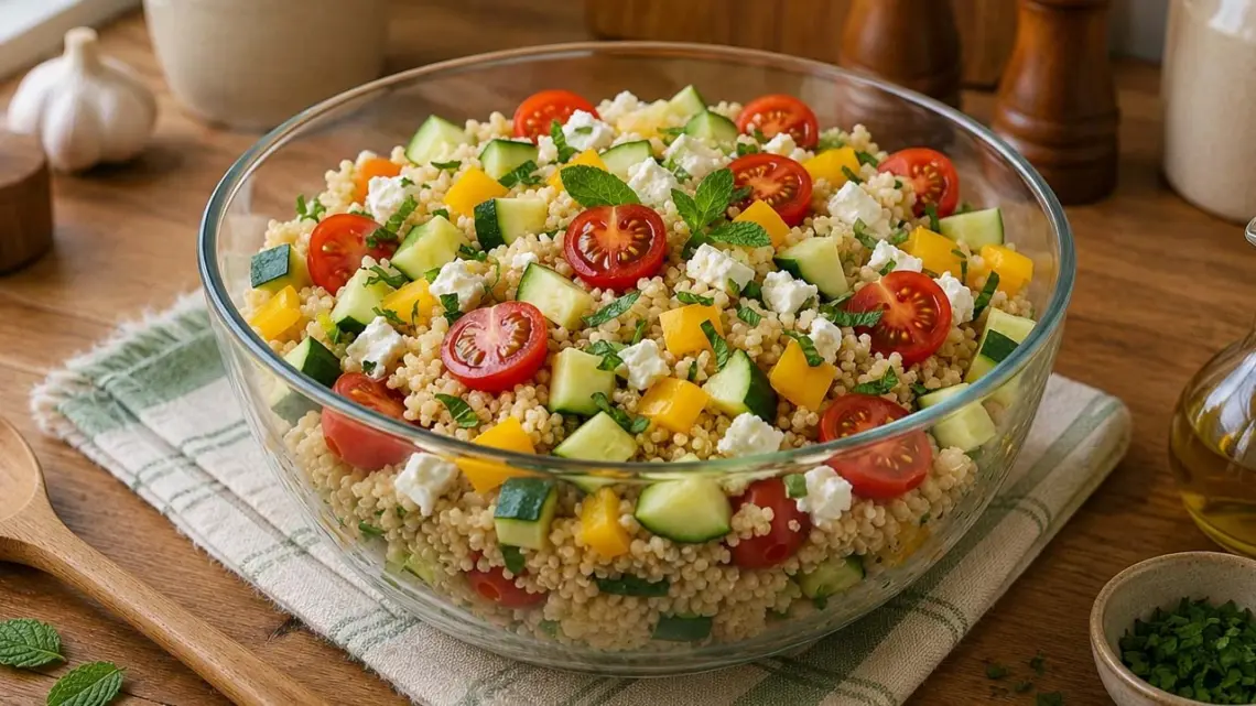 Salade de Quinoa aux Légumes d’Été : Recette Fraîche, Saine et Facile