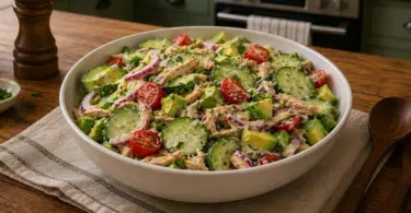 Salade poulet avocat qui fait fondre les kilos : fraîche, équilibrée et gourmande