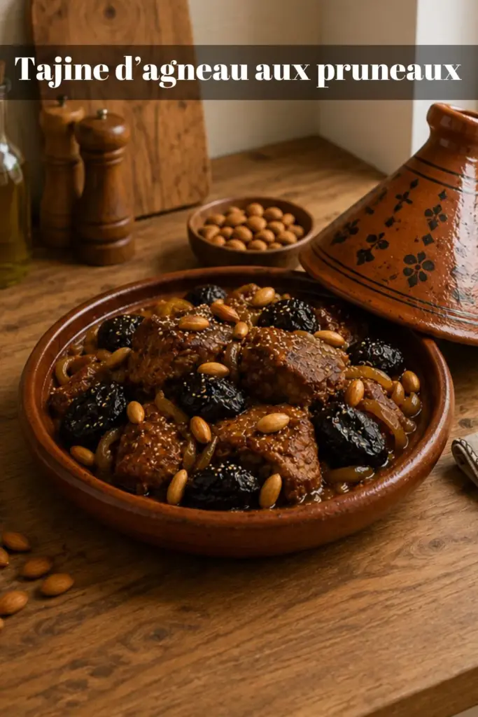 Tajine d’agneau aux pruneaux : plat sucré-salé savoureux et parfumé