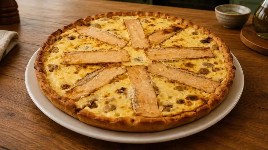 Tarte au thon et camembert : recette facile et savoureuse au four