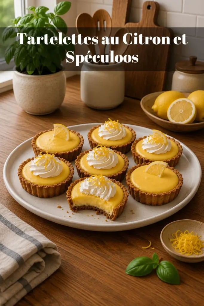 Tartelettes au Citron et Spéculoos : Recette Facile, Crémeuse et Gourmande