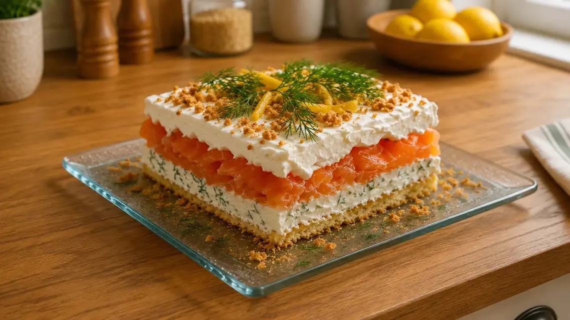 Tiramisu Salé au Saumon Fumé : une entrée fraîche et raffinée
