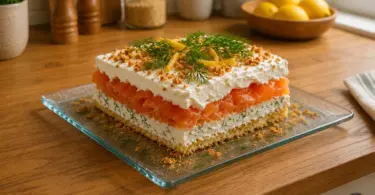Tiramisu Salé au Saumon Fumé : une entrée fraîche et raffinée