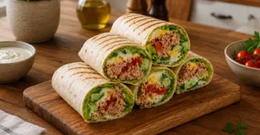 Wrap au Thon, Concombre et Œuf Dur : Recette Fraîche et Facile