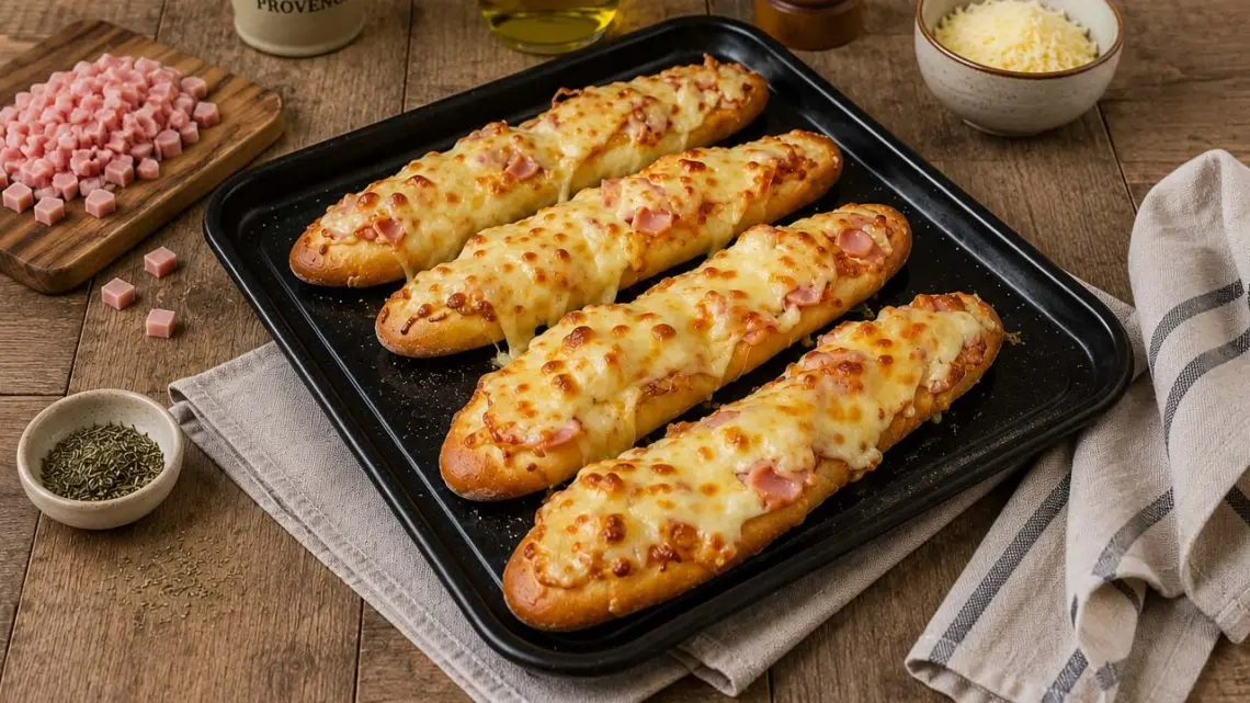 Baguette Gratinée au Jambon et Fromage : Recette Facile et Gourmande