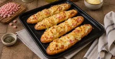 Baguette Gratinée au Jambon et Fromage : Recette Facile et Gourmande