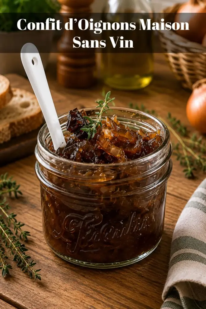 Confit d’Oignons Maison Sans Vin : une recette facile et savoureuse