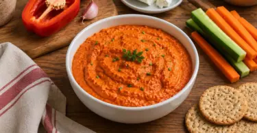 Dip de Poivrons Rouges au Chèvre Frais : la Recette Facile et Gourmande
