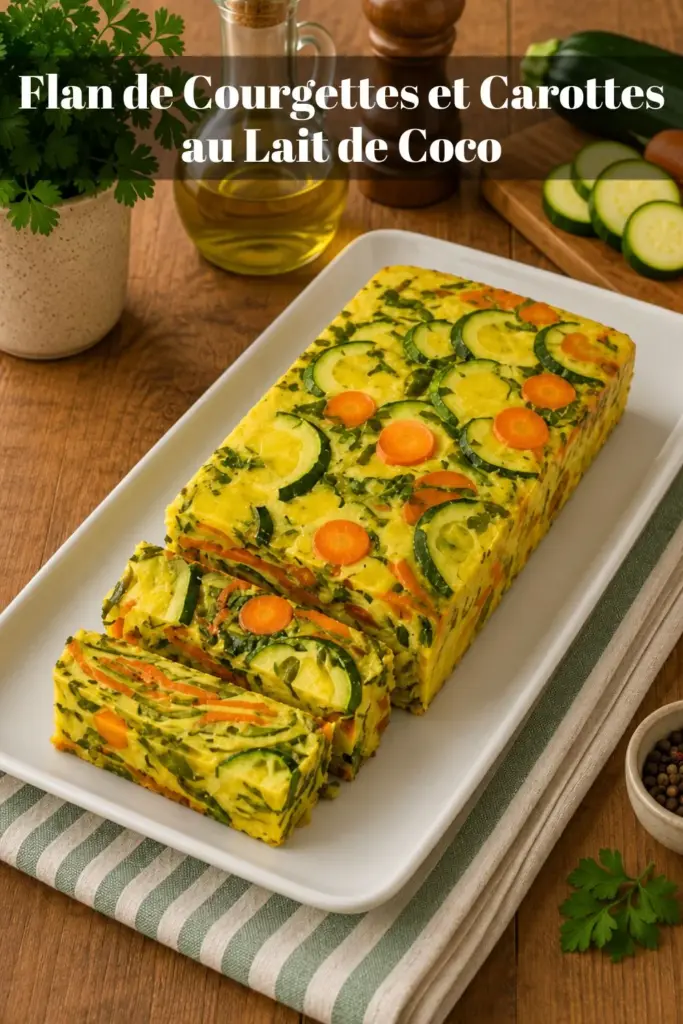 Flan de Courgettes et Carottes au Lait de Coco : la Recette Facile