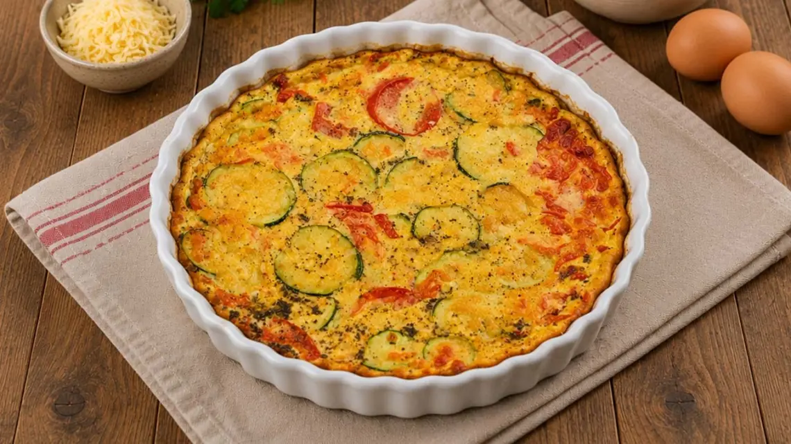 Flan de Tomates, Courgettes et Thon : Une Recette Légère et Savoureuse