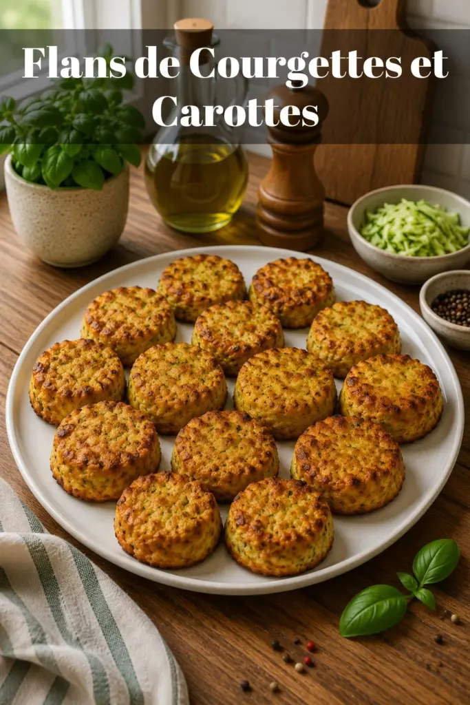 Flans de Courgettes et Carottes : Recette Facile, Légère et Savoureuse