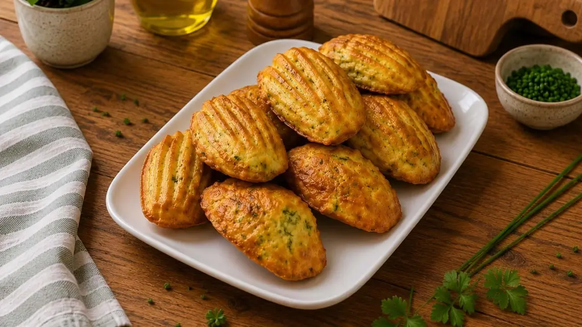 Madeleines Salées à la Courgette et à la Feta : Recette Moelleuse et Facile
