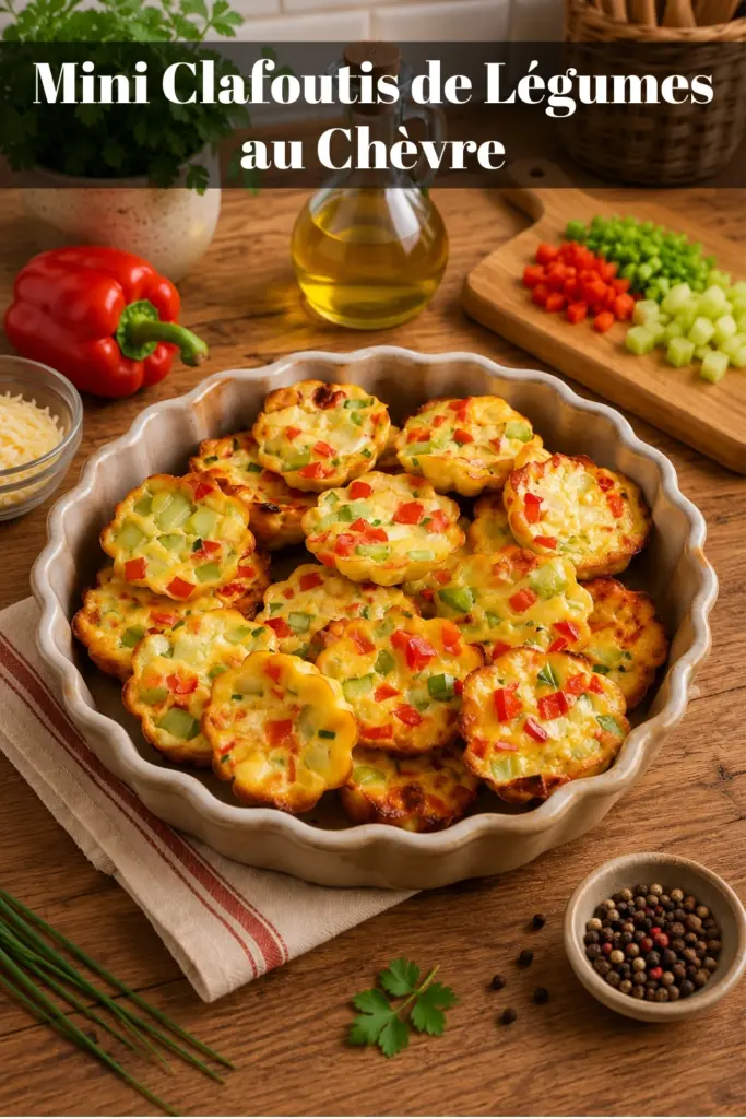 Mini Clafoutis de Légumes au Chèvre : L'Apéritif Gourmand et Facile
