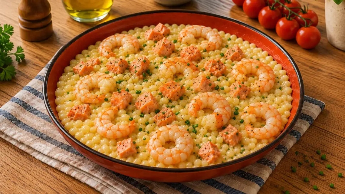 Perles Crémeuses aux Crevettes et Saumon : Recette Gourmande et Facile