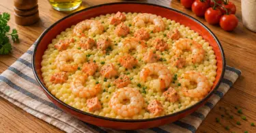 Perles Crémeuses aux Crevettes et Saumon : Recette Gourmande et Facile