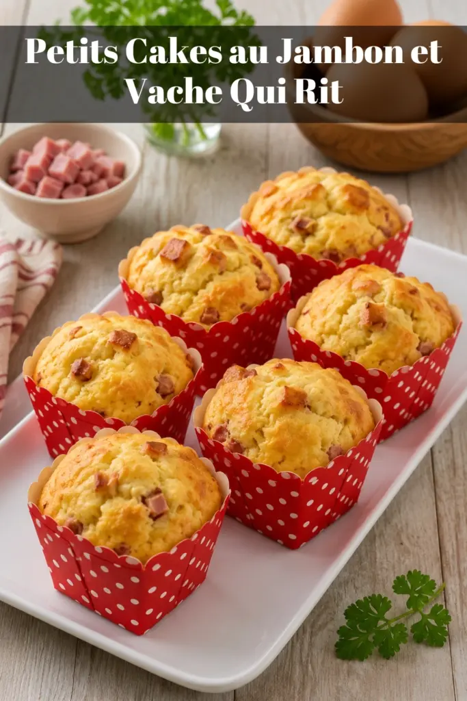 Petits Cakes au Jambon et Vache Qui Rit : La Recette Moelleuse pour l'Apéritif