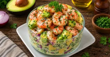 Salade de Crevettes et Avocat Crémeuse : Recette Facile, Fraîche et Rapide