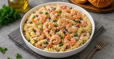 Salade de Pâtes Crémeuse aux Crevettes : Recette Facile et Gourmande