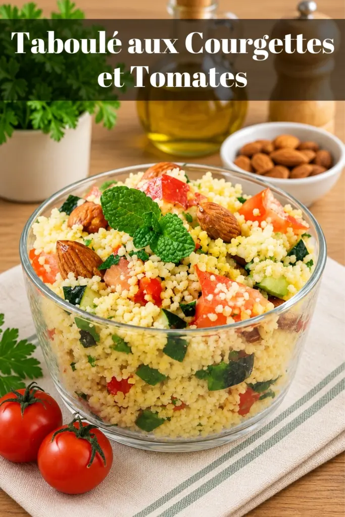Taboulé aux Courgettes et Tomates : Recette Fraîche, Légère et Épicée