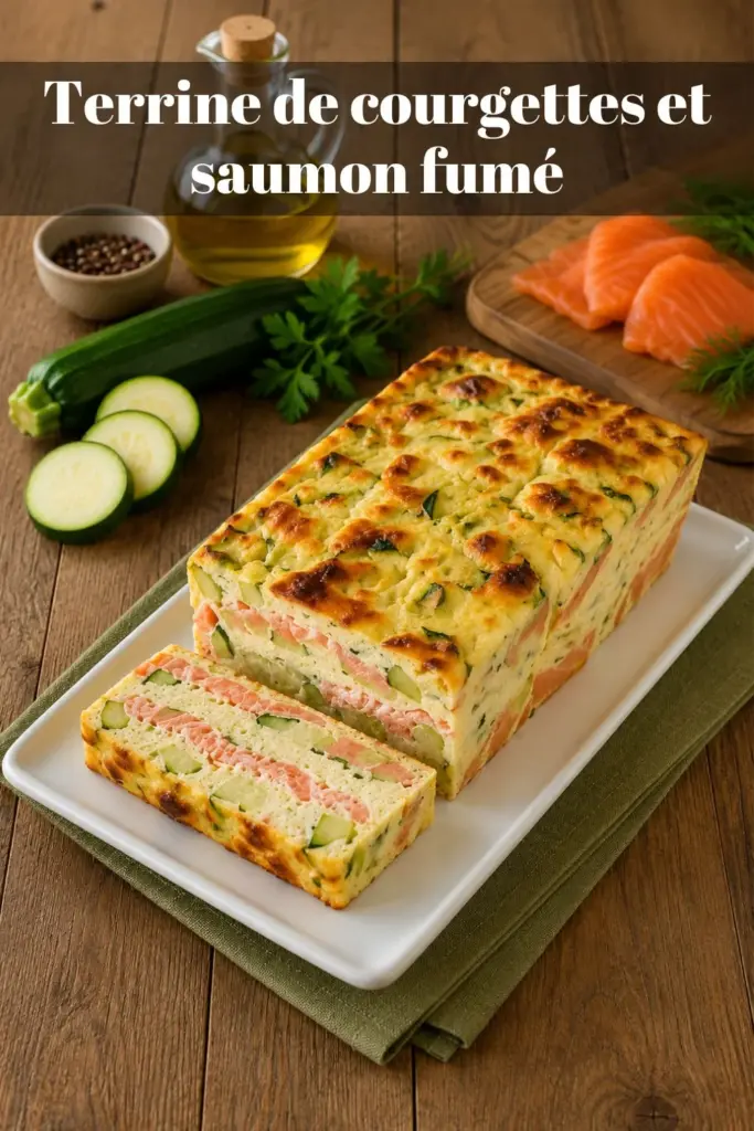 Terrine de courgettes et saumon fumé : la recette facile et raffinée