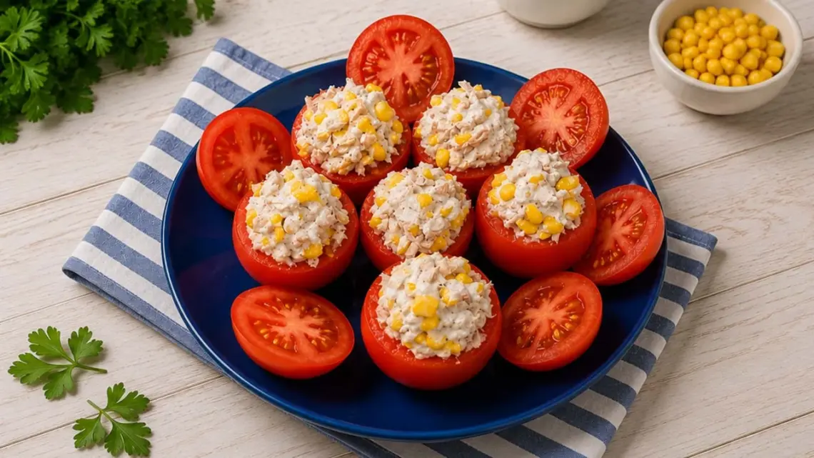 Tomates Farcies au Thon Maison : Recette Fraîche, Facile et Rapide