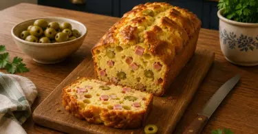 Cake au jambon et aux olives : la recette facile et moelleuse