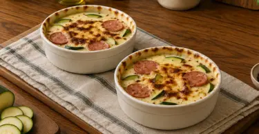 Mini-gratins de courgettes à la saucisse de Montbéliard : la recette gourmande