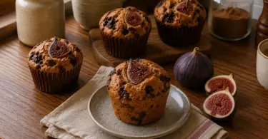 Muffins aux Figues et Chocolat Caramel : Recette Facile et Gourmande
