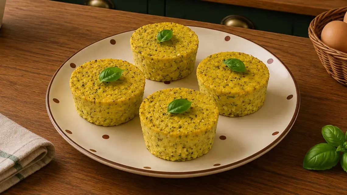 Petits flans de courgettes au parmesan et au basilic : la recette légère et crémeuse