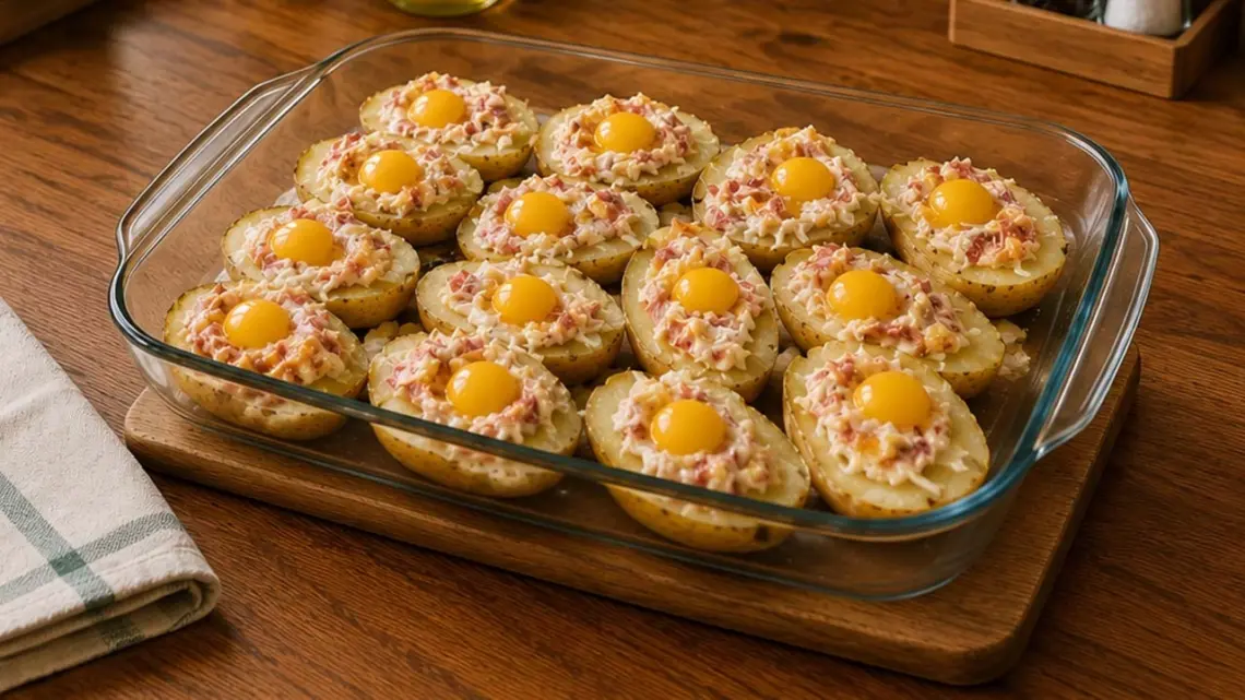 Pommes de terre farcies au chorizo et aux œufs de caille : la recette gourmande