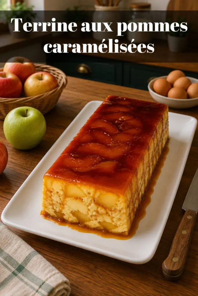 Terrine aux pommes caramélisées : la recette fondante et gourmande